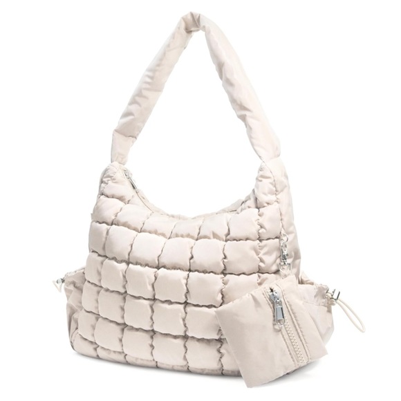 Hoxis Handbags - Puffer Quilted Shoulder Bag